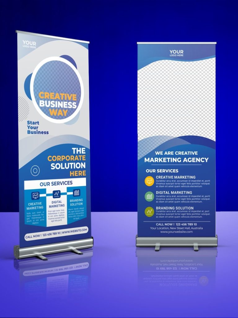 Roll-Up, gedruckt von der xl print agentur in Hamburg