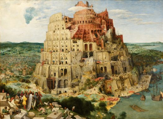 Turmbau zu Babel von Pieter Brueghel als Druck erhältlich bei kunstdruck-4u